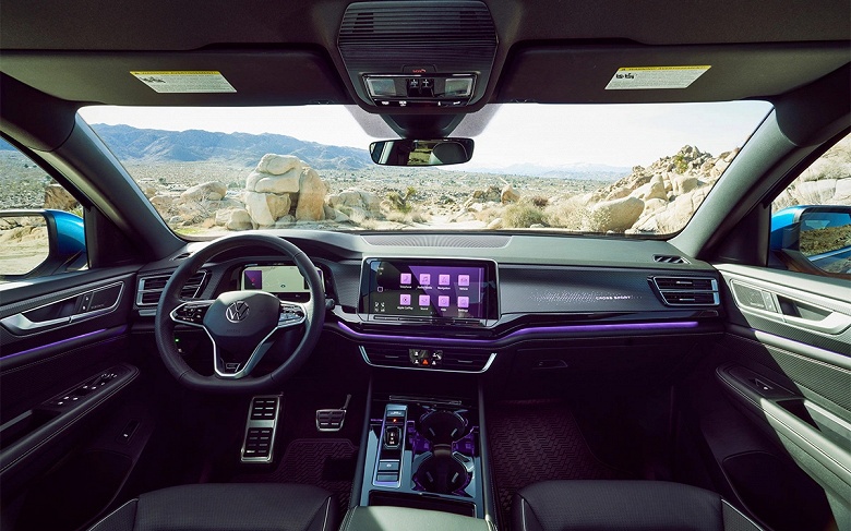 В России начали продавать кроссовер Volkswagen Atlas 2024 с полным приводом