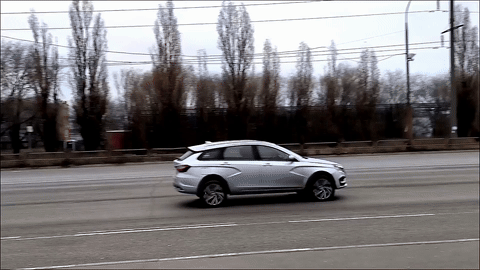 «Мул» будущего кроссовера Lada B-Plus Cross впервые сняли на видео - 2 «Мул» будущего кроссовера Lada B-Plus Cross впервые сняли на видео