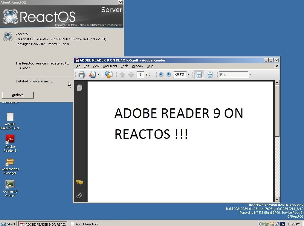ReactOS и 2024 год - 27 ReactOS и 2024 год - 27