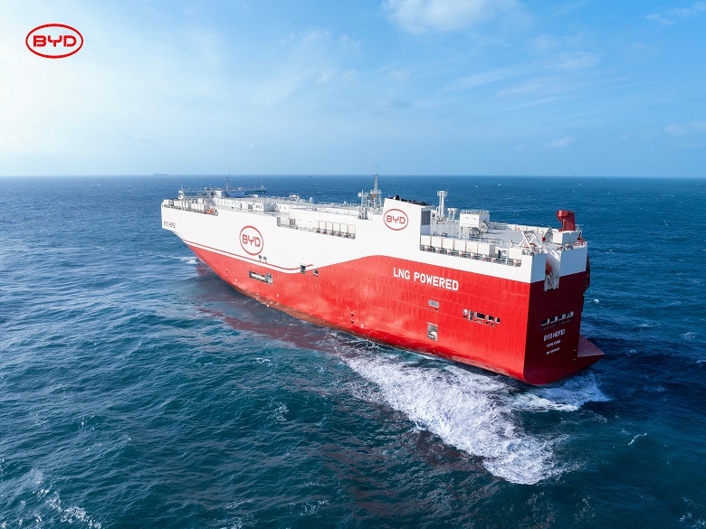 «Ускорить процесс интернационализации китайских машин на новой энергии». BYD показала огромный корабль на 7 тысяч машин - 3 «Ускорить процесс интернационализации китайских машин на новой энергии». BYD показала огромный корабль на 7 тысяч машин