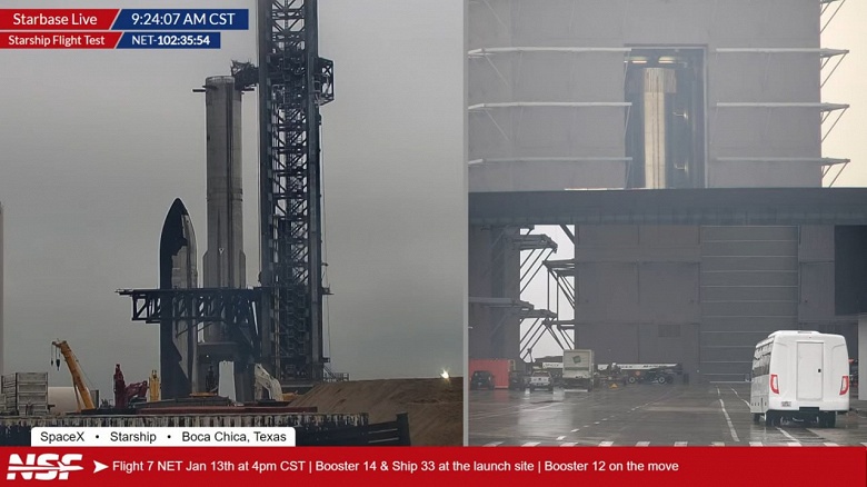 Starship нового поколения готов к старту: ракету собрали в единое целое, на корабле нарисовали Годзиллу - 3 Starship нового поколения готов к старту: ракету собрали в единое целое, на корабле нарисовали Годзиллу