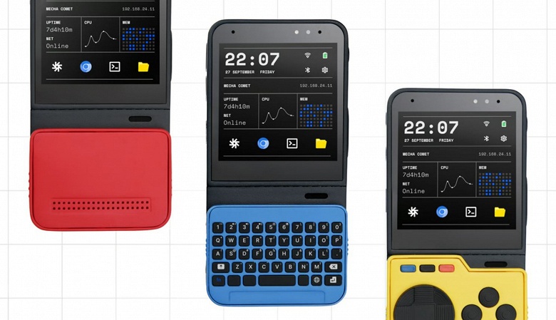 Модульный карманный компьютер на Linux за 160 долларов, который можно превратить в смартфон или игровую консоль. Представлен Mecha Comet - 1 Модульный карманный компьютер на Linux за 160 долларов, который можно превратить в смартфон или игровую консоль. Представлен Mecha Comet