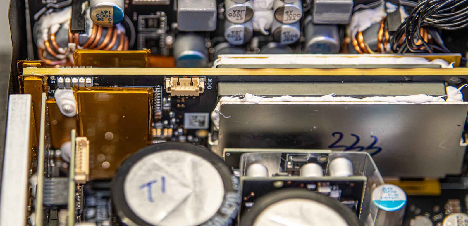 Разбираем и тестируем блок питания XPG Fusion 1600Вт — Gan, планарный трансформатор, и мощность на грани разумного - 33 Разбираем и тестируем блок питания XPG Fusion 1600Вт — Gan, планарный трансформатор, и мощность на грани разумного - 33