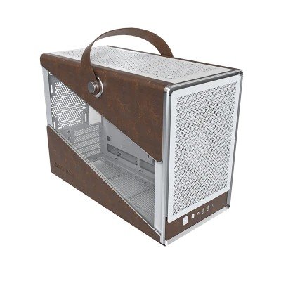 Корпус для ПК с кожаными вставками и ручкой для переноски. Montech Heritage предлагает это при цене ниже 100 долларов