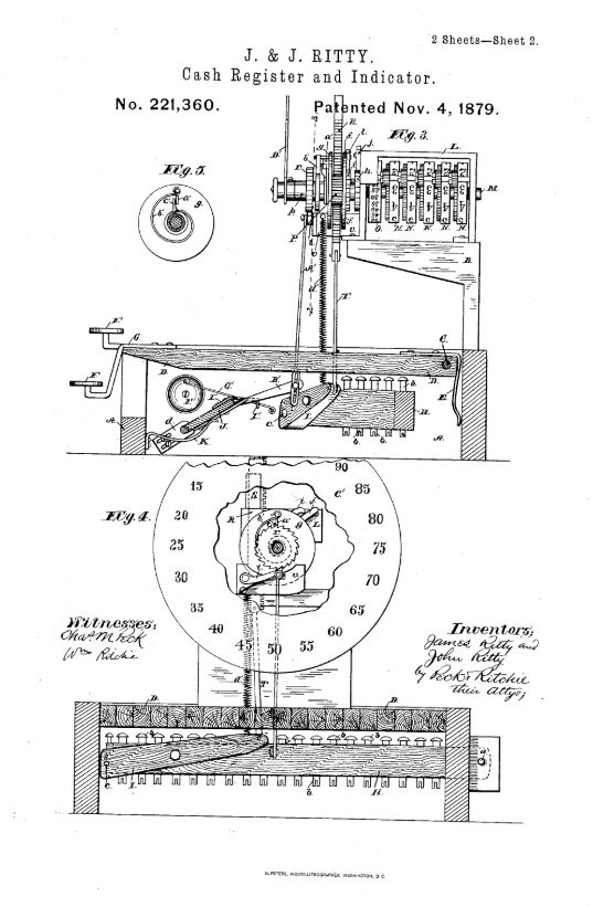 Патент США №221360