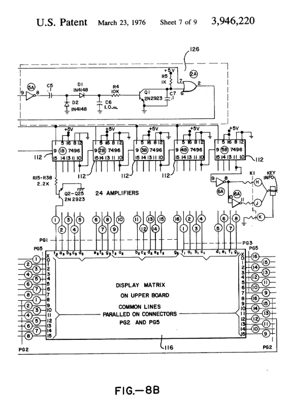 Схема из патента патенте США №3946220