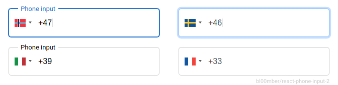 Пример для инпута