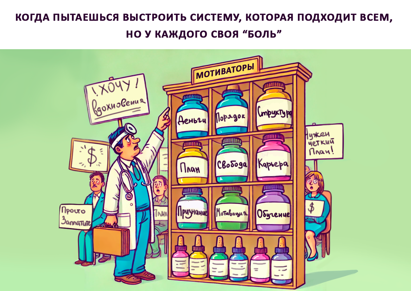 Всех под одну гребенку: пошаговая инструкция отказа от демотивации сотрудников с помощью теста Герчикова - 1