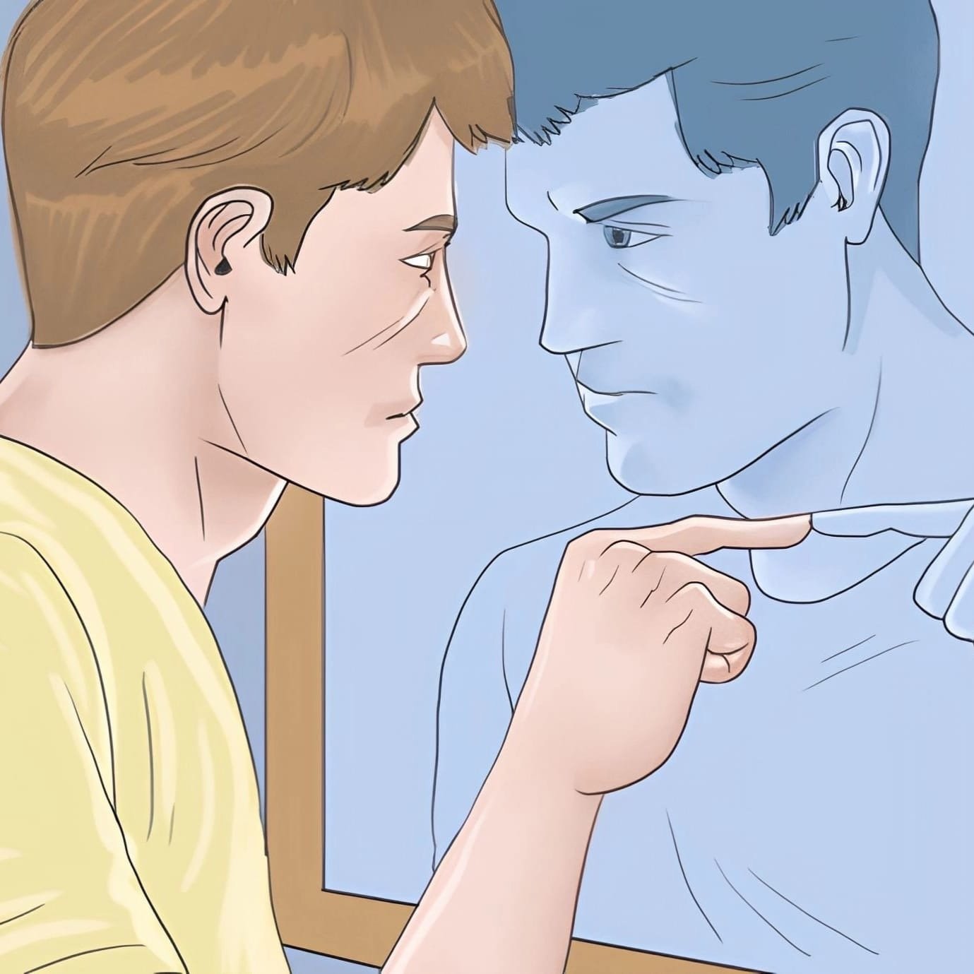 В целом, можно и перед зеркалом)