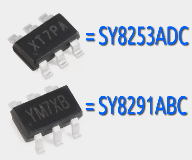 Маркировка DC-DC-преобразователей в корпусе SOT-23-5 и SOT-23-6 - 1 Маркировка DC-DC-преобразователей в корпусе SOT-23-5 и SOT-23-6 - 1