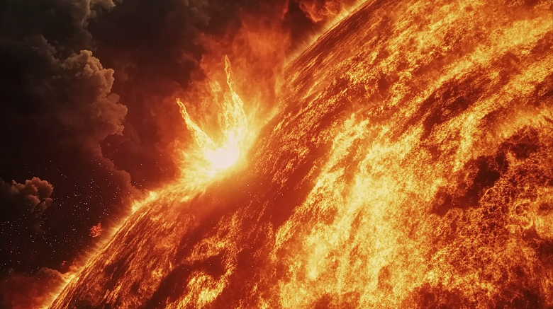 На Солнце &mdash; мощная вспышка. Сформированы два активных центра высшего уровня