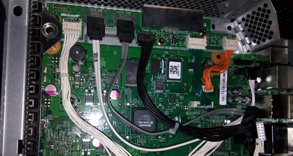 Вид на нашлепку изнутри приставки