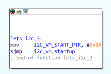 Запуск виртуальной машины начиная с байт-кода по смещению 0x8A    
