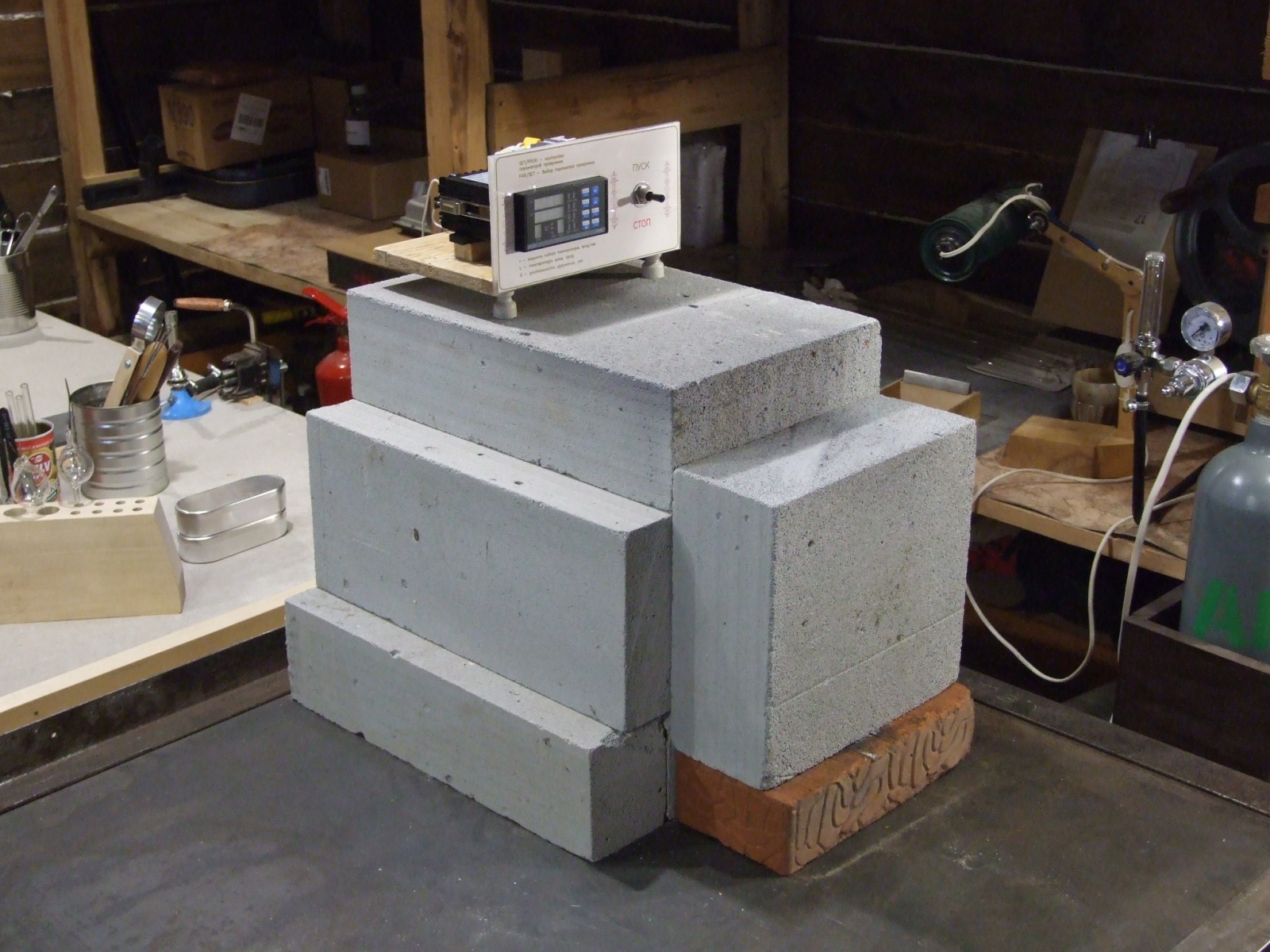 Простая муфельная эрзац-электропечь из недорогих подножных материалов - 34