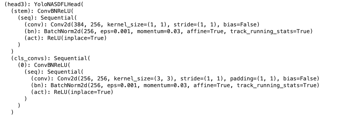 Часть головы YOLO