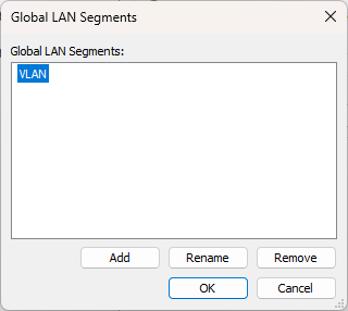 Рисунок 3. Создание LAN Segment