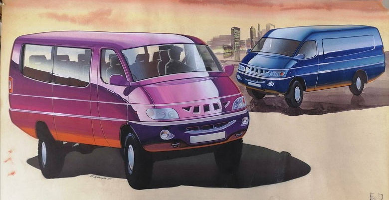 УАЗ «Буханка» могла стать российской Toyota HiAce: УАЗ впервые показал секретные эскизы новой «Буханки» (УАЗ-452) - 5 УАЗ «Буханка» могла стать российской Toyota HiAce: УАЗ впервые показал секретные эскизы новой «Буханки» (УАЗ-452)