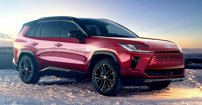 Это Toyota RAV4 2026: опубликовано первое качественное изображение популярного кроссовера