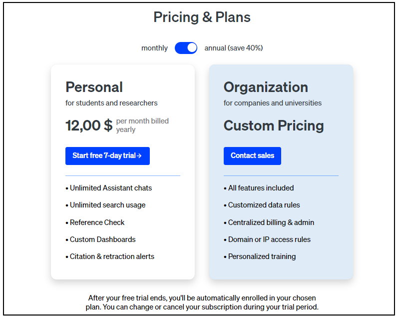 Подписки в Scite