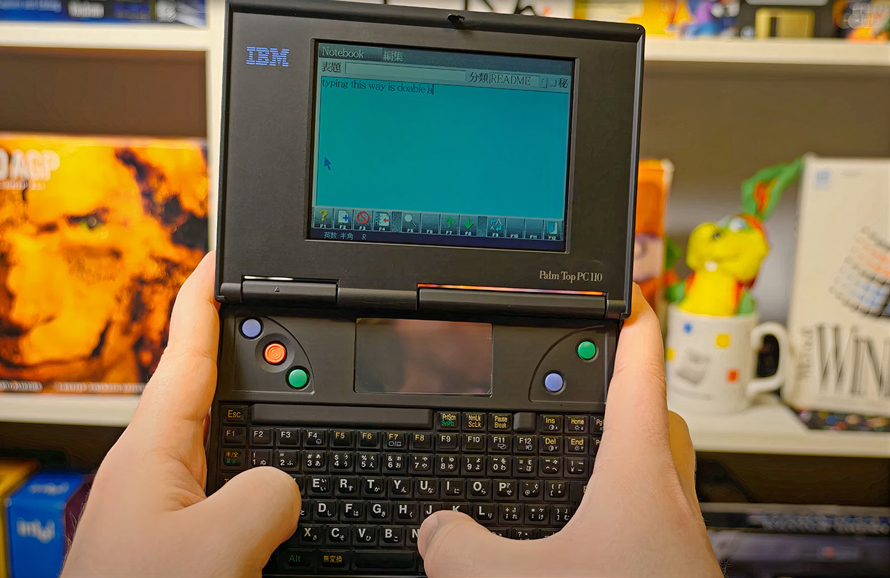 IBM PalmTop PC 110: легендарный карманный ноутбук, опередивший время - 10