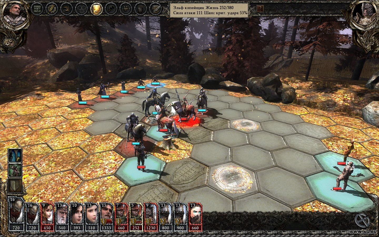 Disciples 3. Боёвка стала "героической". На самом деле, игра не такая уж плохая, по крайней мере в визуальном плане, но слишком уж проблемная по всем прочим аспектам.