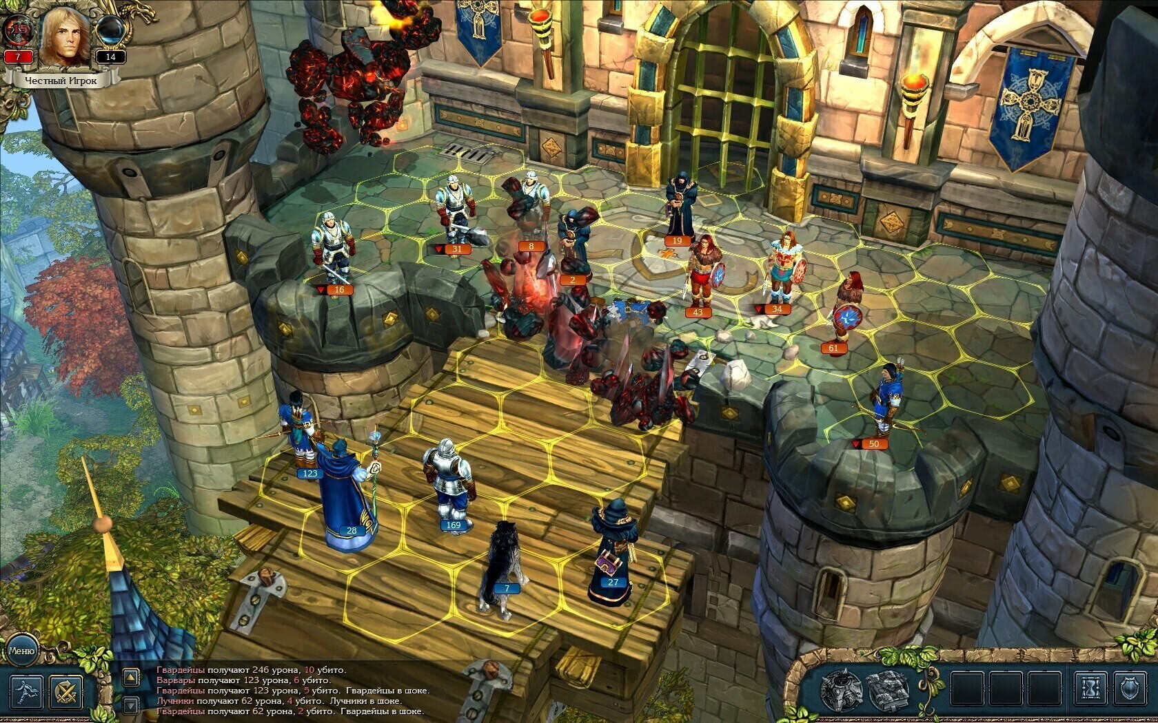 Хитрая Kings Bounty, хотя бы делает саму область сражения чуть компактнее для небольшого ускорения процесса.