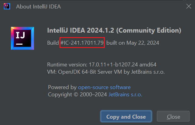 Версия IntelliJ IDEA Community Edition