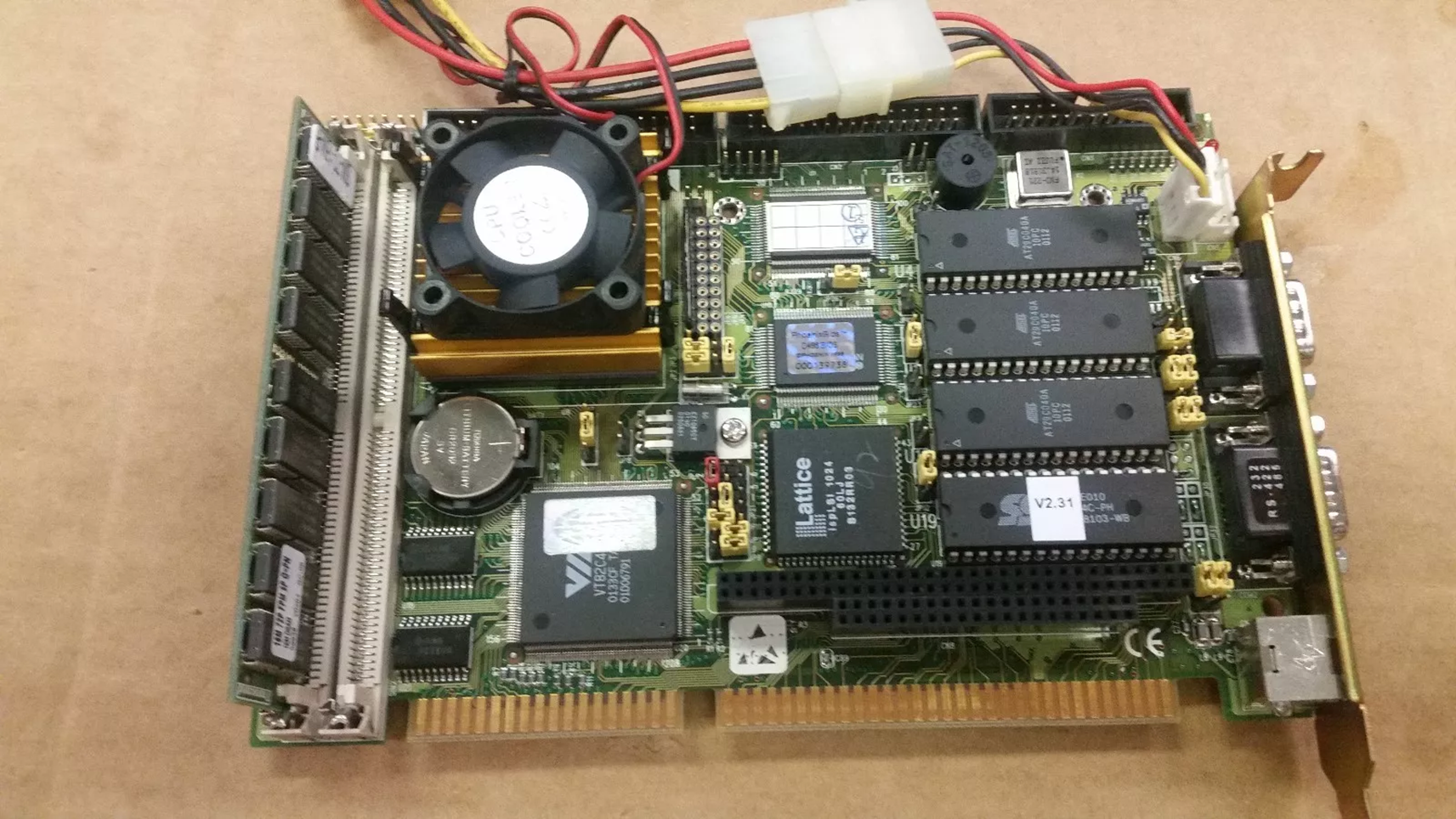 Одноплатник Advantech PCA-6144S Rev B2, источник