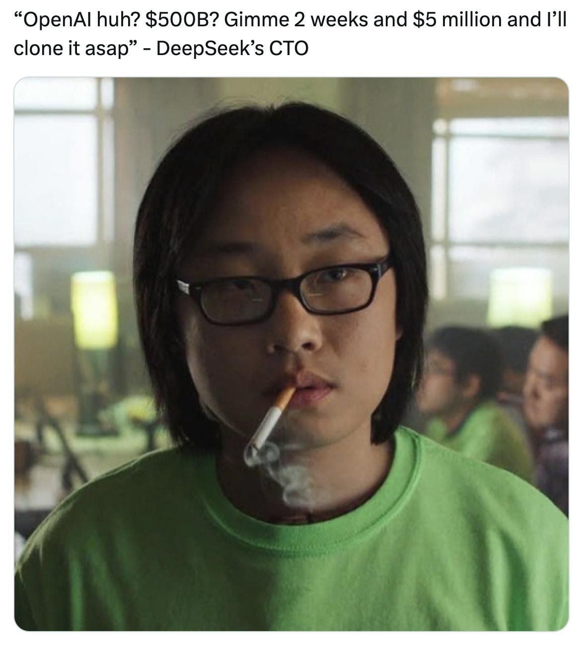 Пацанам из OpenAI пора бы вспомнить классическую пословицу: «чем бы ты ни занимался по жизни – всегда найдется азиат, который будет делать то же самое лучше тебя»