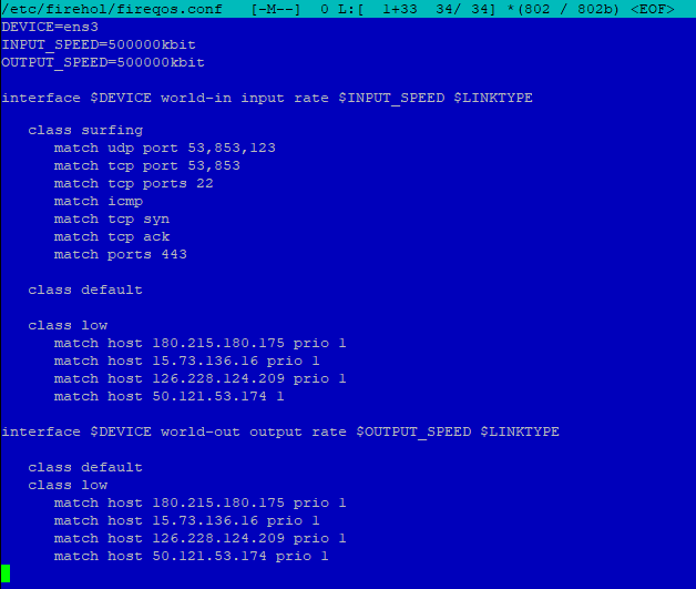 Полученный конфиг FireQoS
