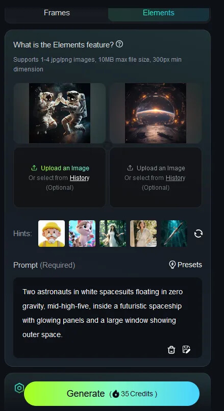 Elements от Kling AI: как использовать для генерации видео из изображений, воплощая ваши идеи