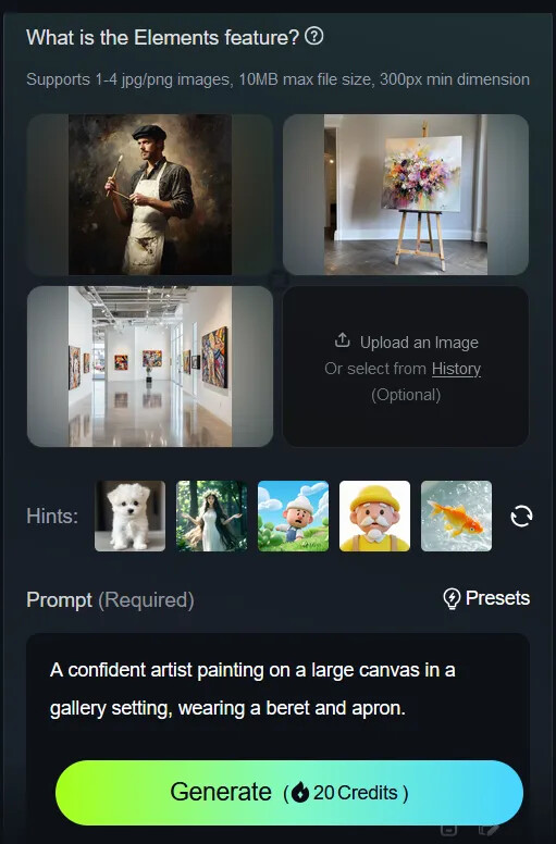 Elements от Kling AI: как использовать для генерации видео из изображений, воплощая ваши идеи