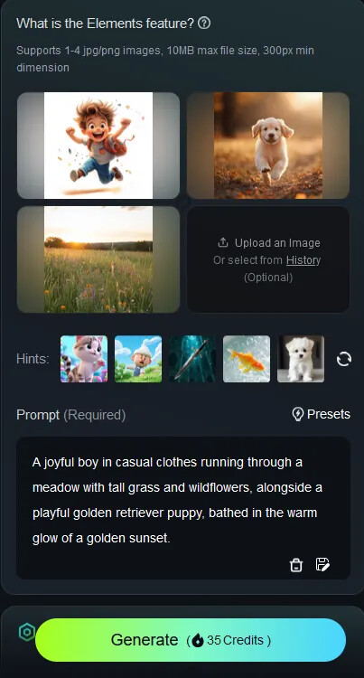 Elements от Kling AI: как использовать для генерации видео из изображений, воплощая ваши идеи