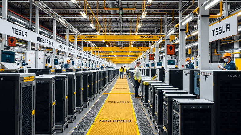 Tesla запустила гигантский завод по выпуску Megapack - 1 Tesla запустила гигантский завод по выпуску Megapack