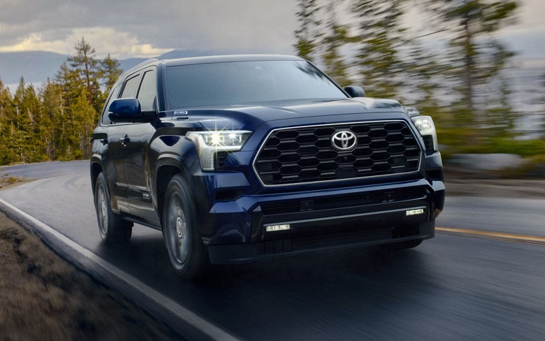 10-ступенчатый «автомат», полный привод, 437 л.с., легендарная надежность Toyota. В Россию привезли внедорожник Toyota Sequoia TRD Pro - 1 10-ступенчатый «автомат», полный привод, 437 л.с., легендарная надежность Toyota. В Россию привезли внедорожник Toyota Sequoia TRD Pro