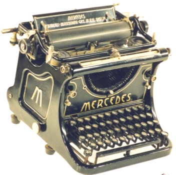 Печатная машинка MERCEDES No. 1 от 1907 года. Источник: https://www.oocities.org/