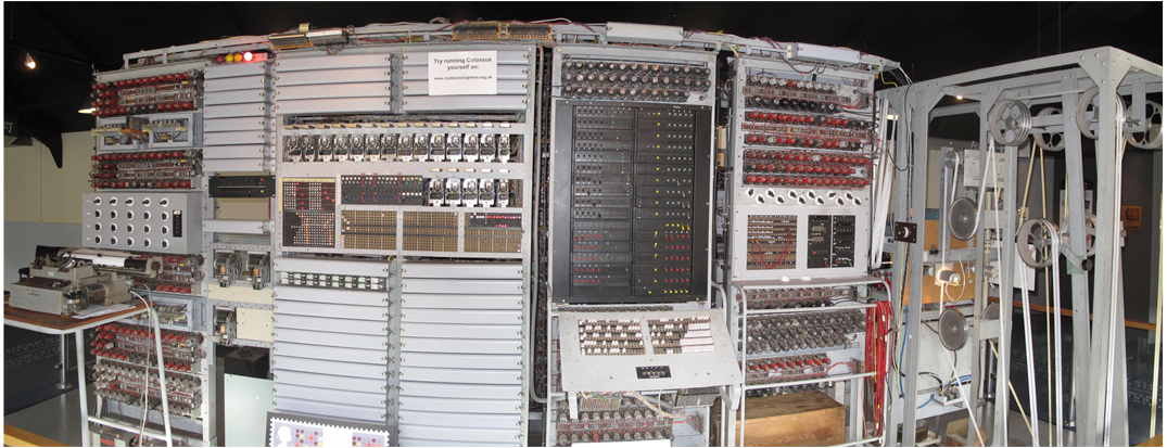 Восстановленный экземпляр «Colosuss» The National Museum of Computing, Bletchley Park. Изображения из Википедии