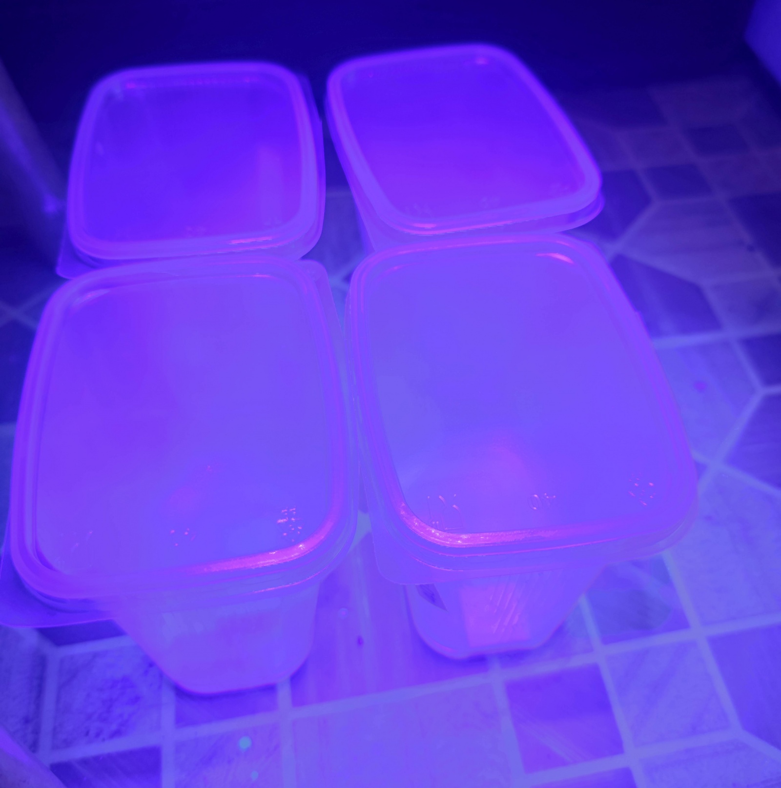 КДПВ под лучами ультрфиолета 360 нм