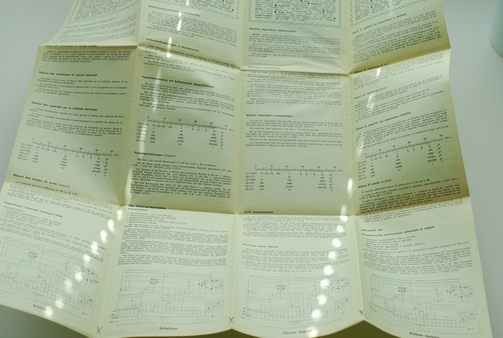 Мультиметр-пижон Dolomiti 1970 года - 18