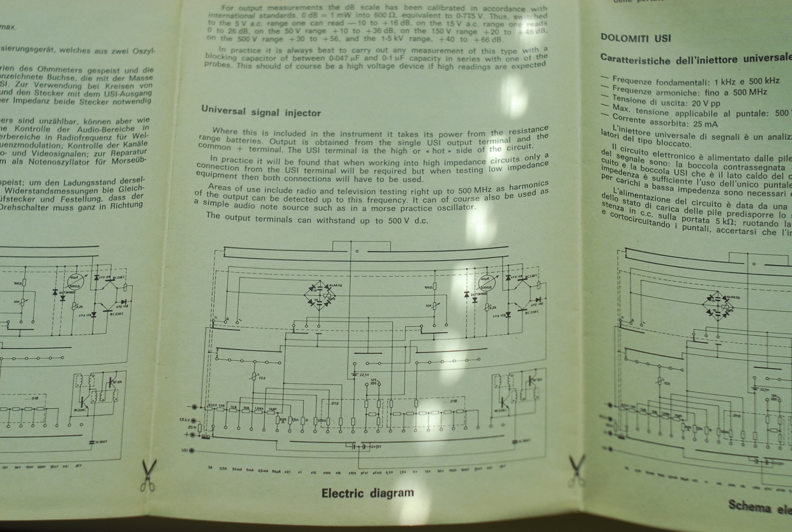 Мультиметр-пижон Dolomiti 1970 года - 19