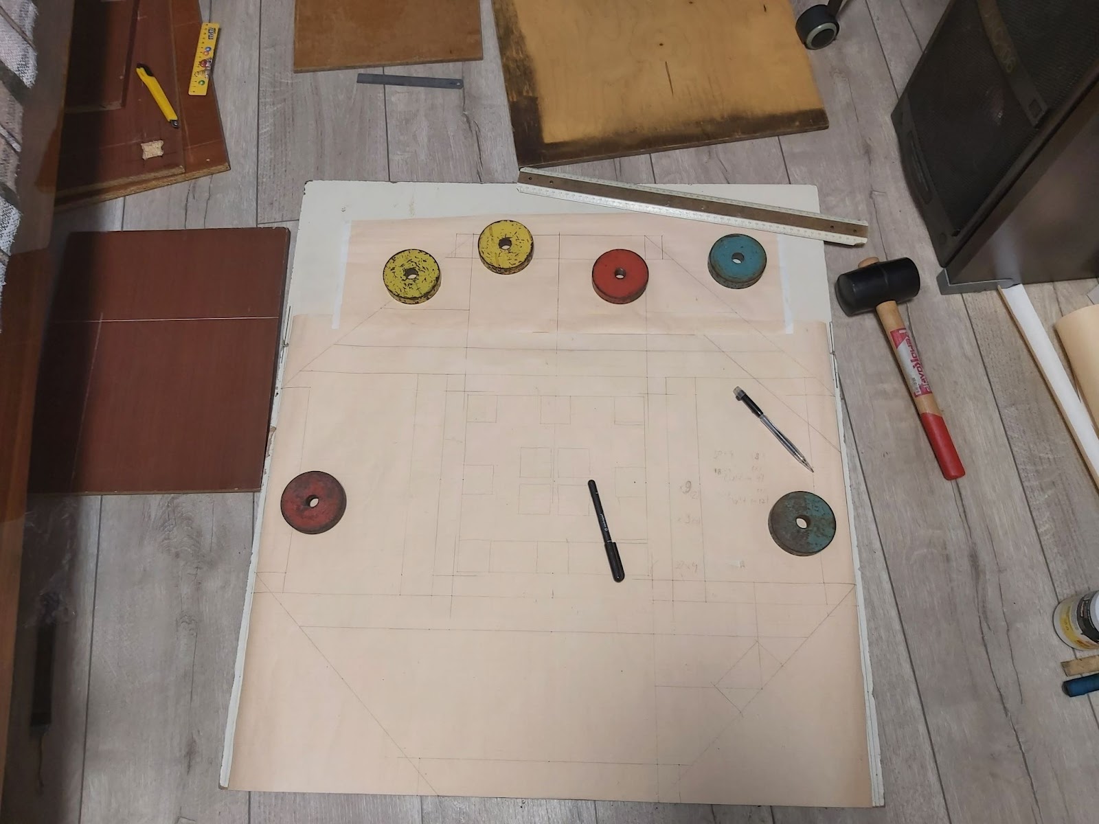 Разметка на миллиметорвке