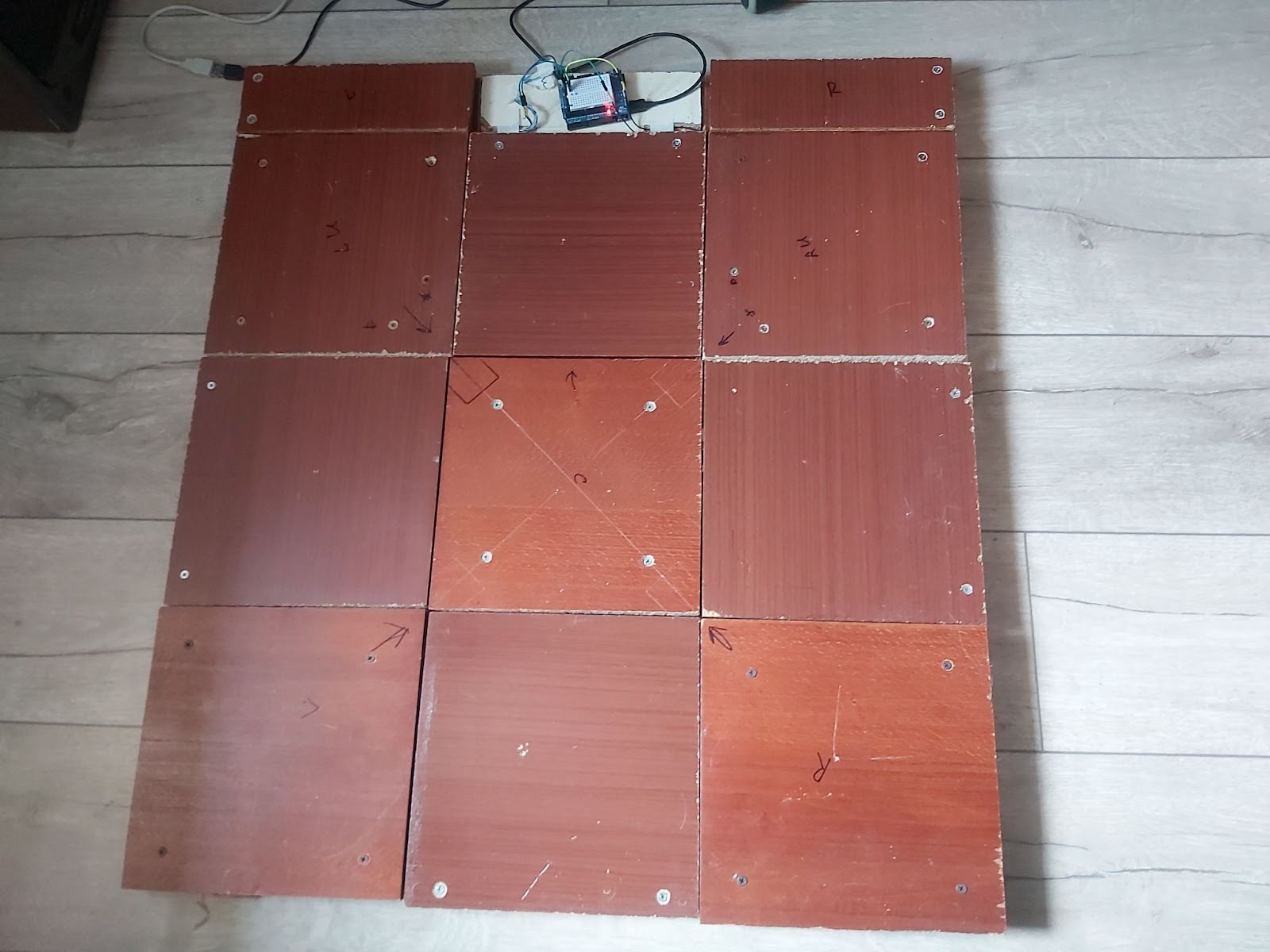 Полностью собранная верхняя часть платформы