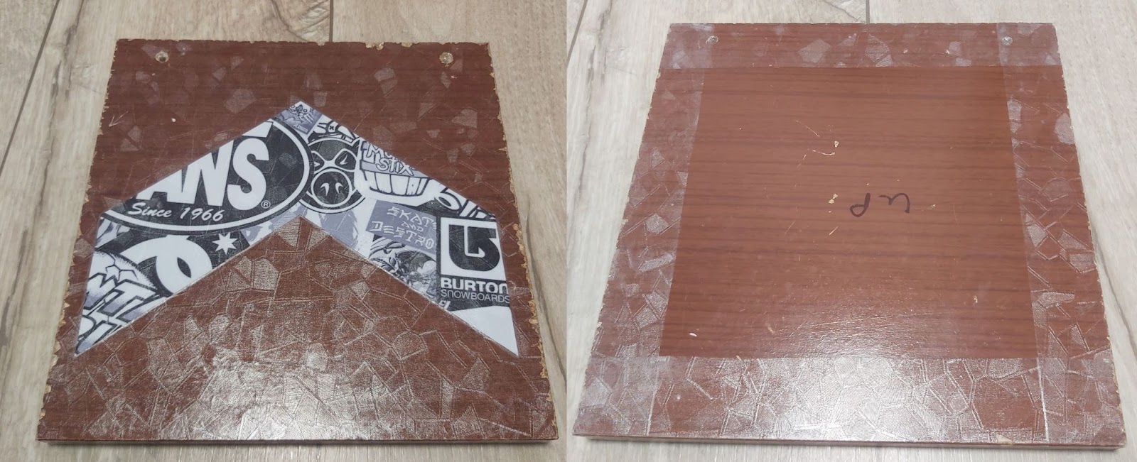 Обтянутая плёнкой кнопка