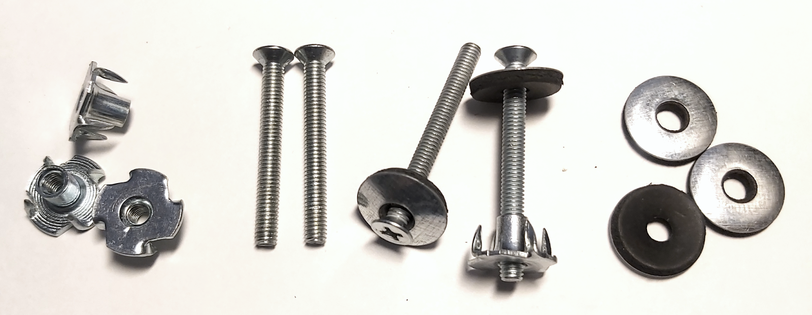 Мебельные гайки, винты, кровельные шайбы