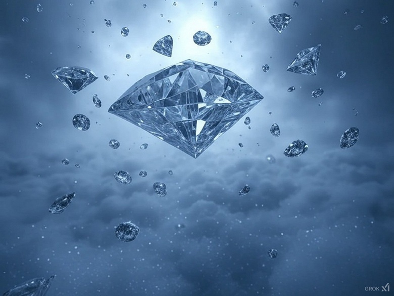 В России предлагают добывать алмазы в космосе &mdash; на Нептуне, Уране, Юпитере и Сатурне, и использовать их для освоения космоса