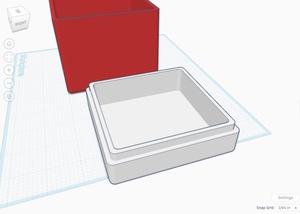 Designing the Lid in Tinkercad