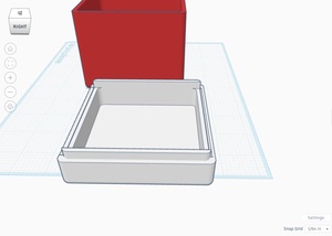 Designing the Lid in Tinkercad