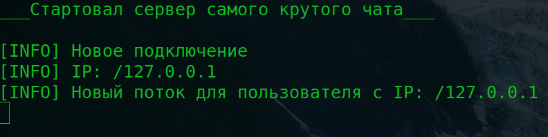 Логи на серверной стороне