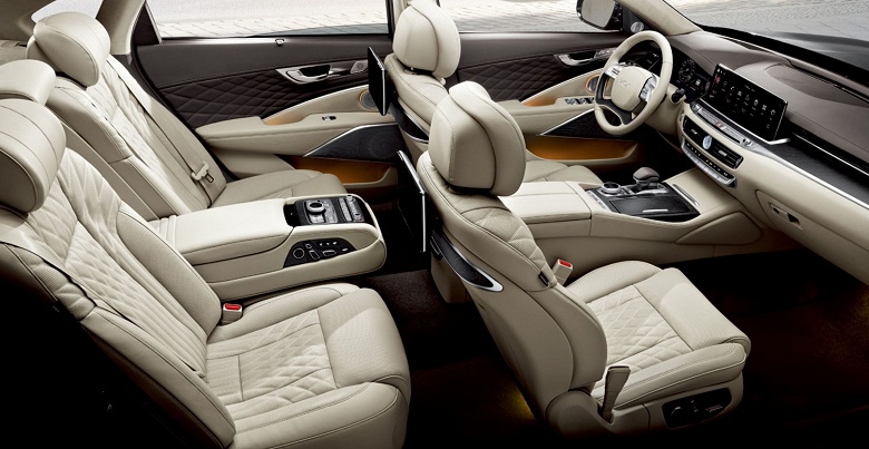 Аналог Mercedes-Benz S-класса и «семерки» BMW от Kia. В России начали продавать Kia K9 2025 — он сильно дешевле «немцев» - 3 Аналог Mercedes-Benz S-класса и «семерки» BMW от Kia. В России начали продавать Kia K9 2025 — он сильно дешевле «немцев»