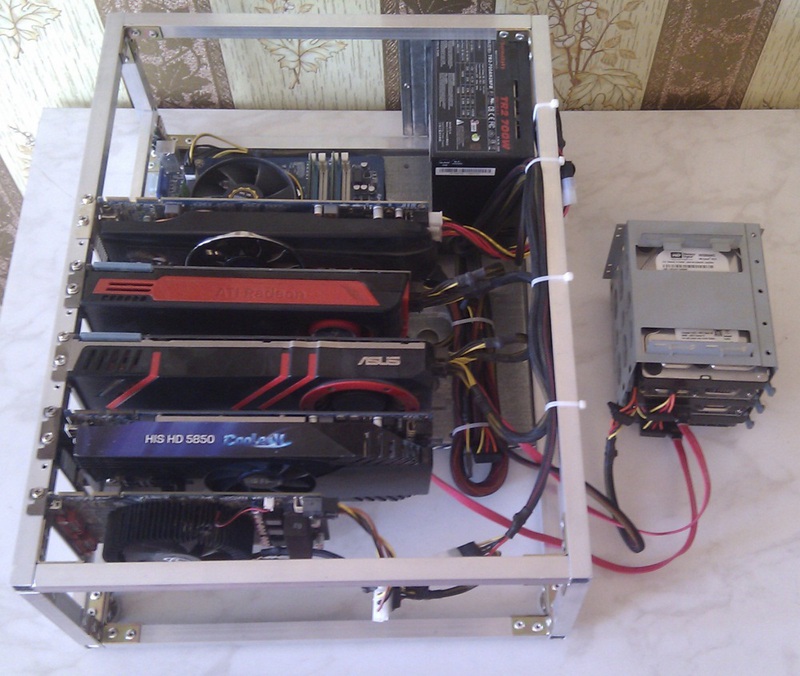 Корпус для пяти видеокарт своими руками - 15